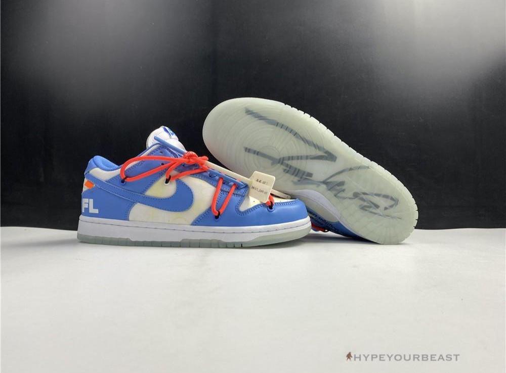 Futura X Off-White X Nike Dunk Low Blue