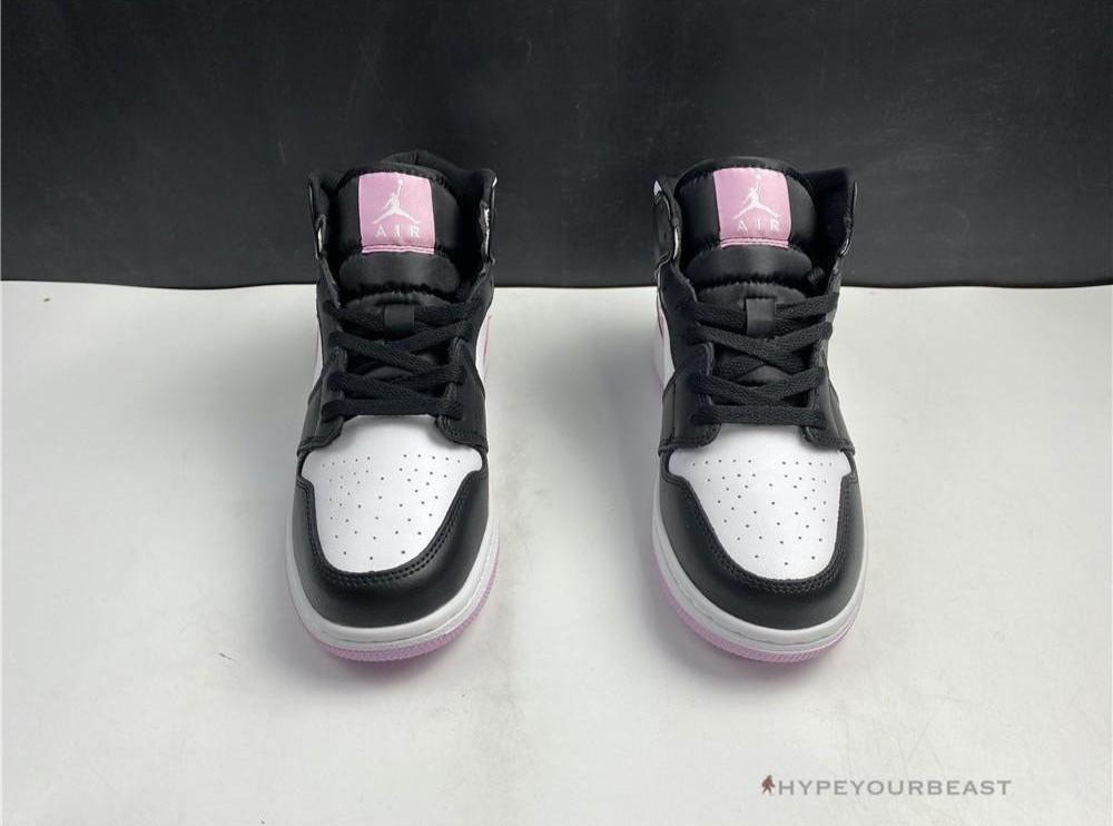 Jordan 1 Mid White Black Light Arctic Pink