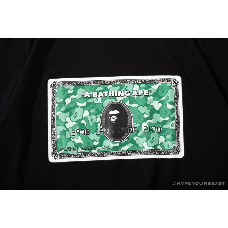 BAPE Spoof Dollar Bill Tee Shirt 'BLACK'