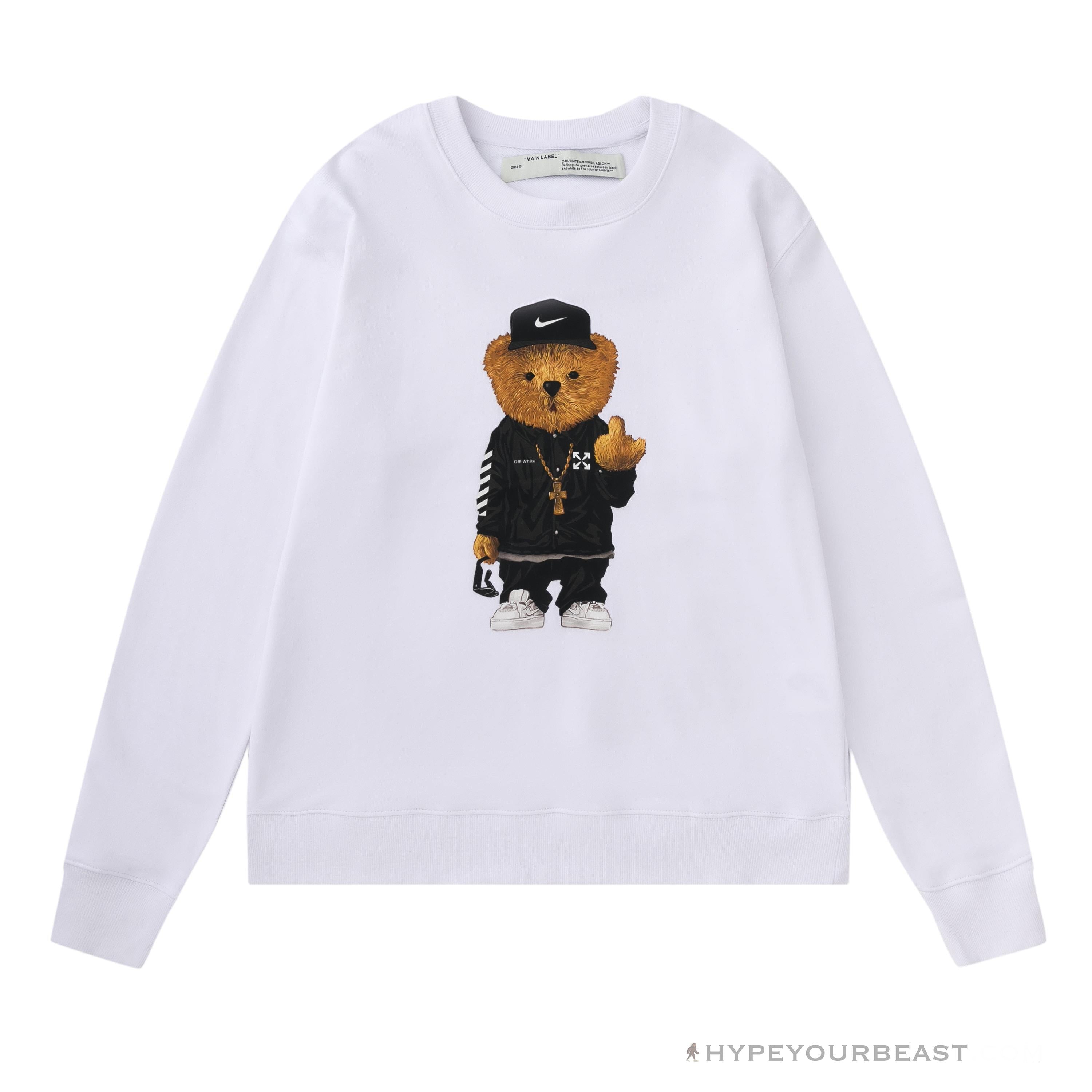 Off-White X Nike Shirt Teddy White