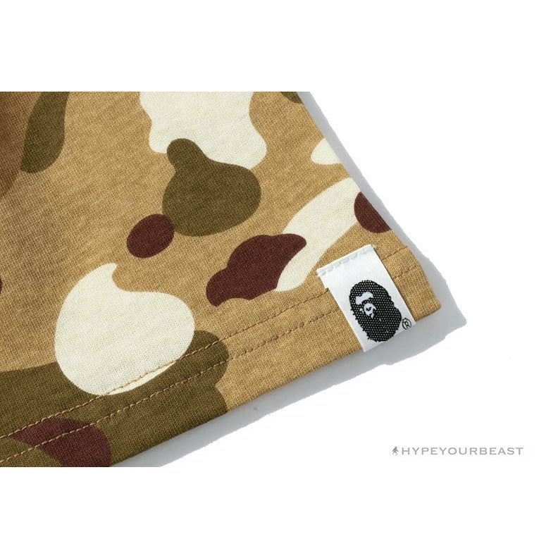 BAPE Military Style Desert Camouflage Tee Shirt 'YELLOW'