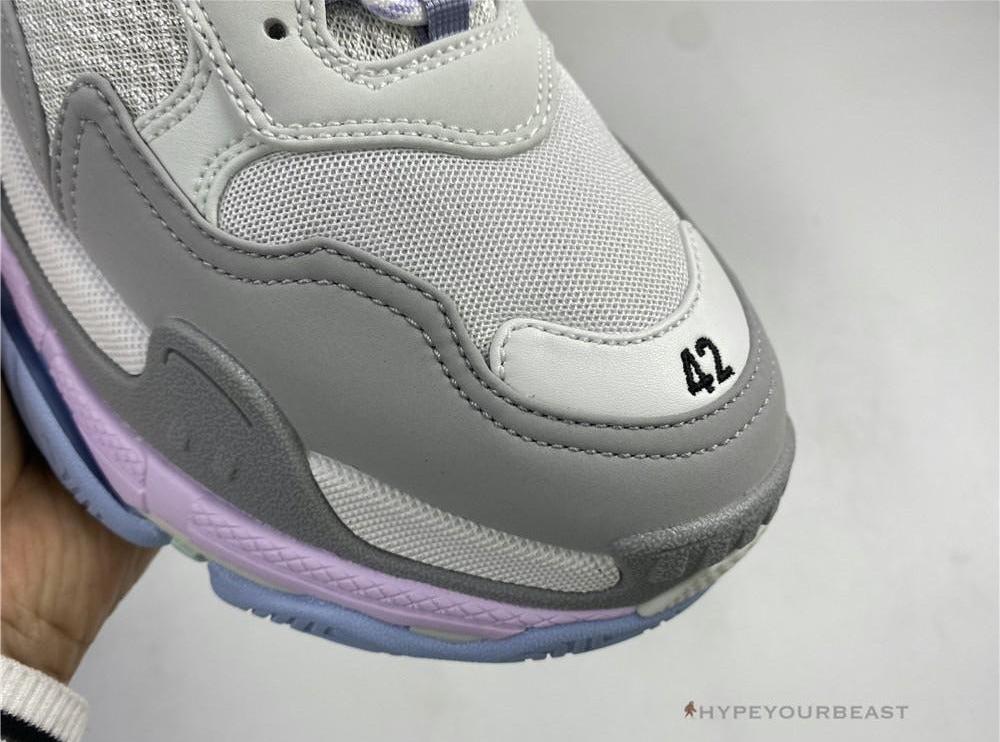BCG Triple S Grey / Pink