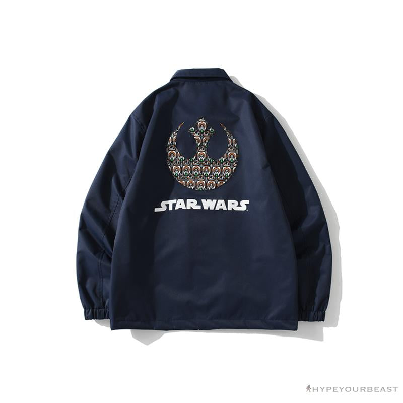 BAPE x Star Wars Collaboration Windbreaker Jacket 'BLUE'