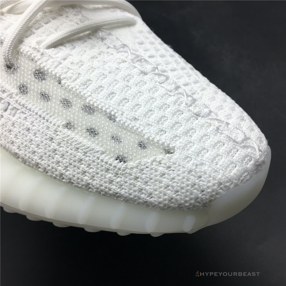 Adidas Yeezy Boost 350 V2 White / White Translucent Stripe