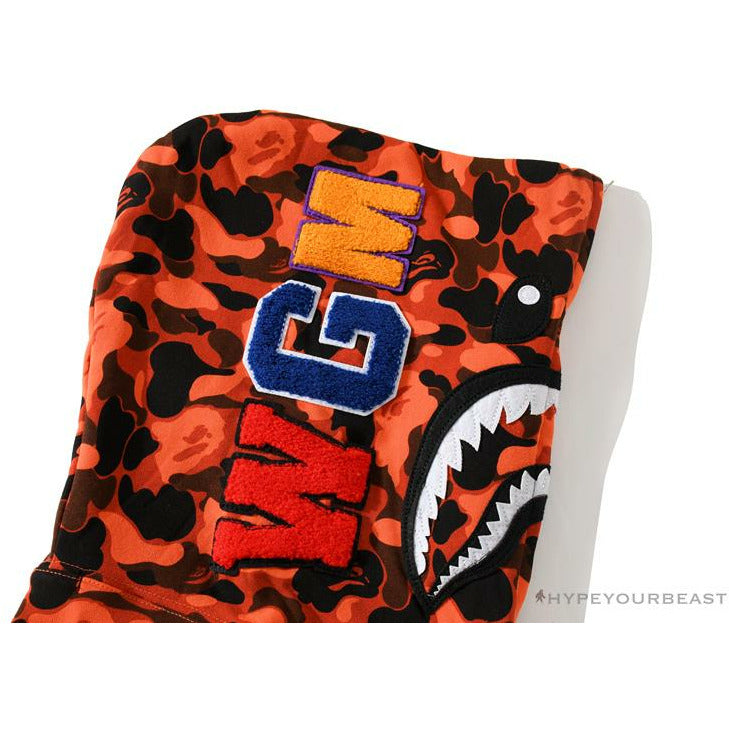 BAPE x XO Co-Branded Camouflage Hoodie 'RED'