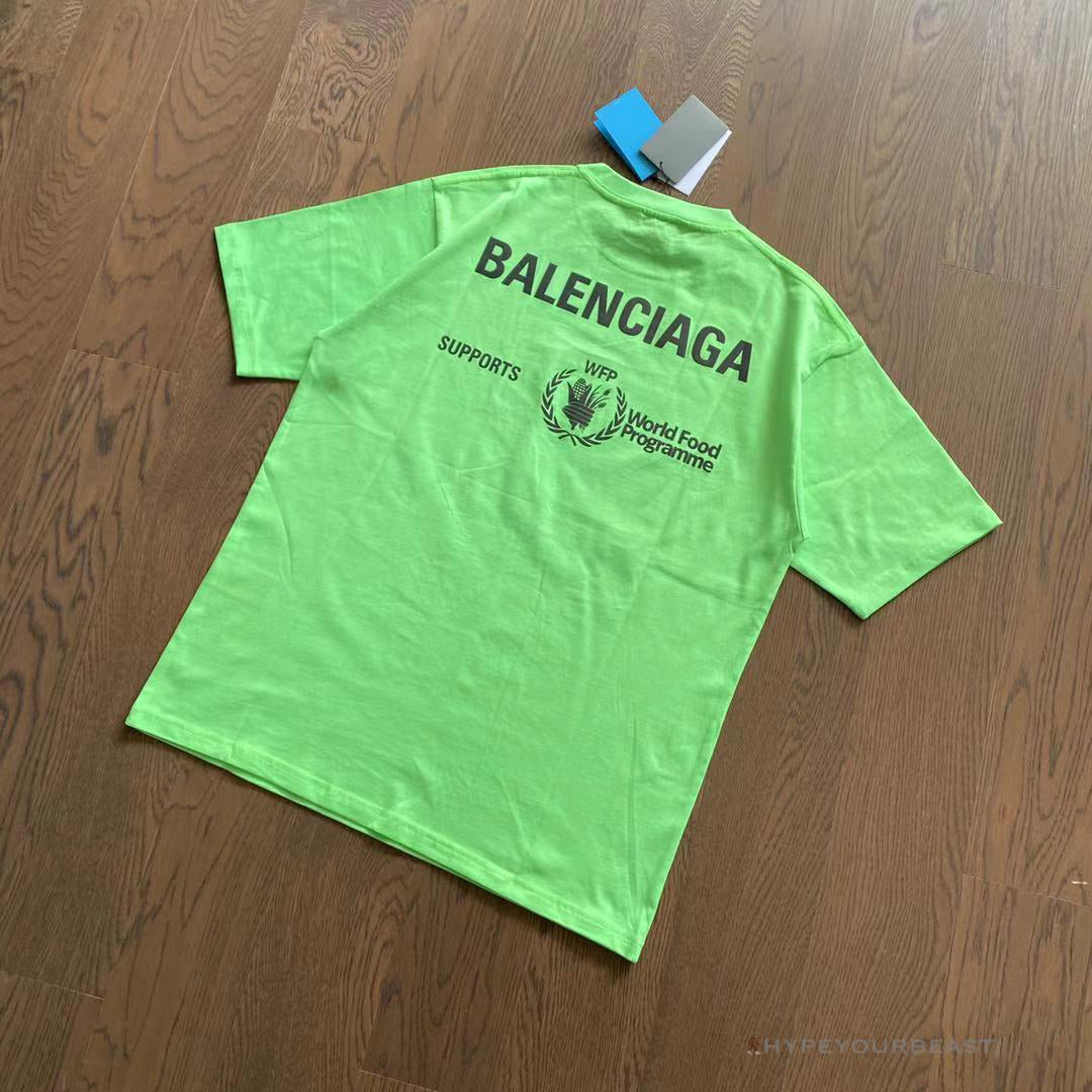 BCG Support Word Food Programme Tee Shirt Green