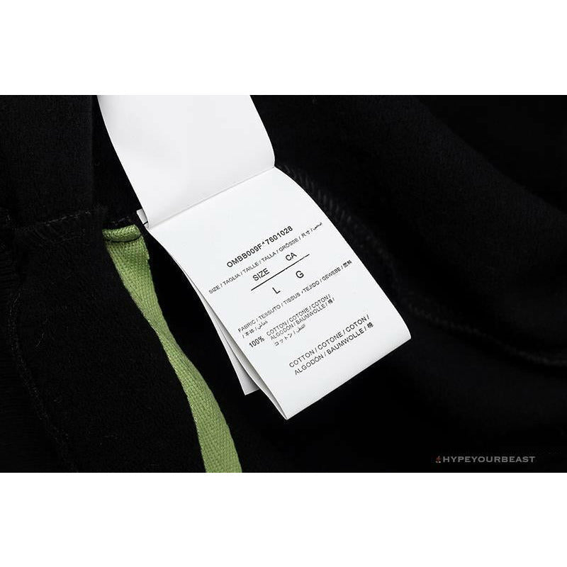 OFF-WHITE New Madonna Painting Cotton Terry Long Sleeve Shirt 'BLACK'