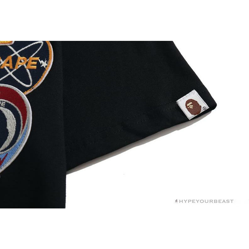 BAPE Shark Head Crazy Patch Tee Shirt