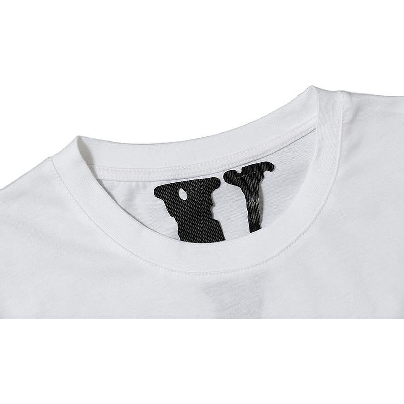 Vlone White and Silver Tee Shirt