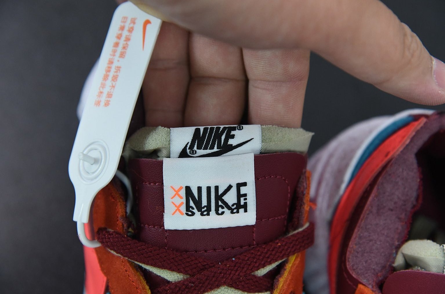 Nike Blazer Low Sacai KAWS Red