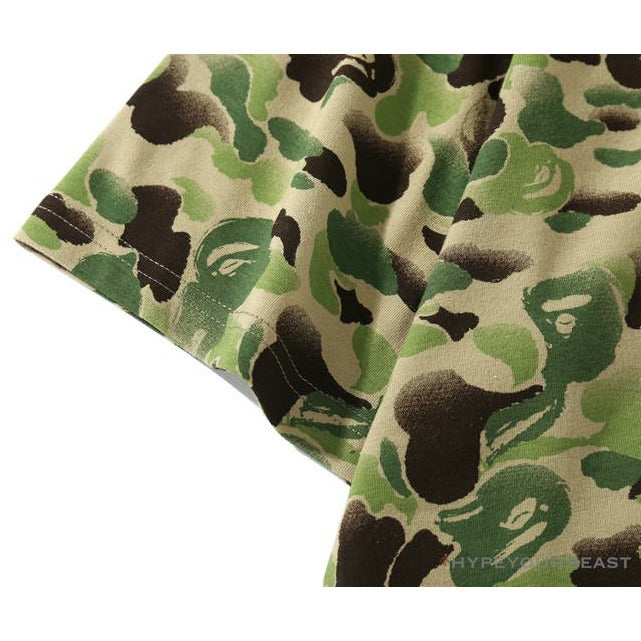 BAPE Chinese Style Ink 10th Anniversary Camouflage Tee Shirt 'GREEN'