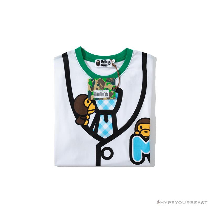 BAPE Baby Milo Cartoon Vest Color Matching Tee Shirt