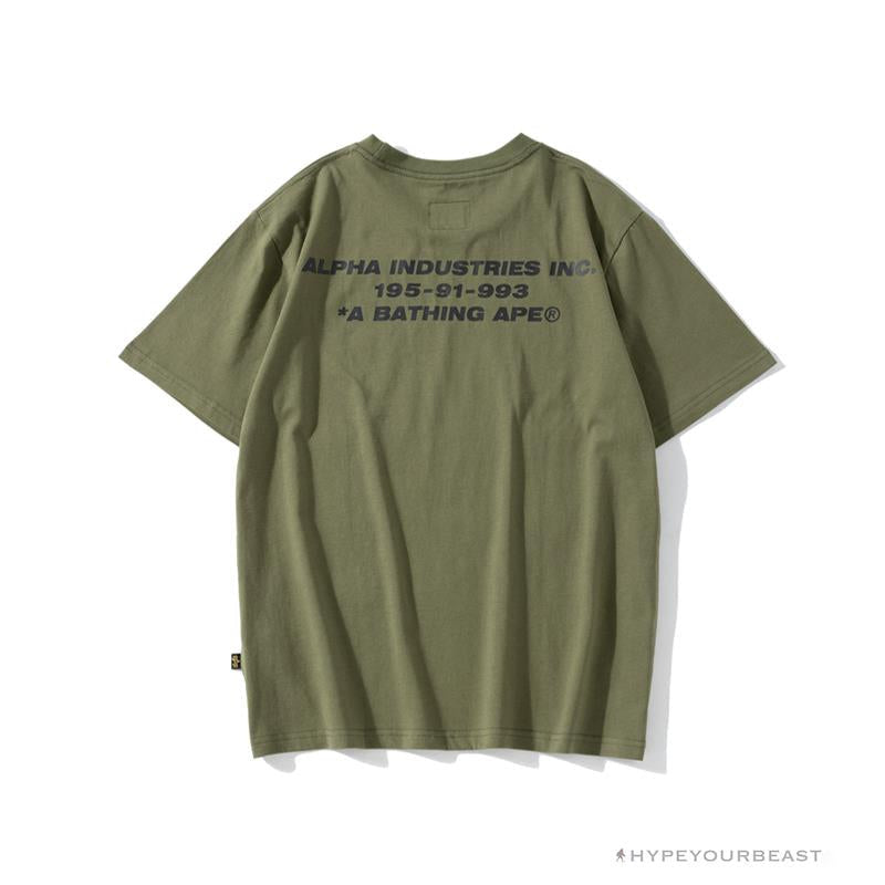 BAPE Military Style Desert Camouflage Tee Shirt 'GREEN'