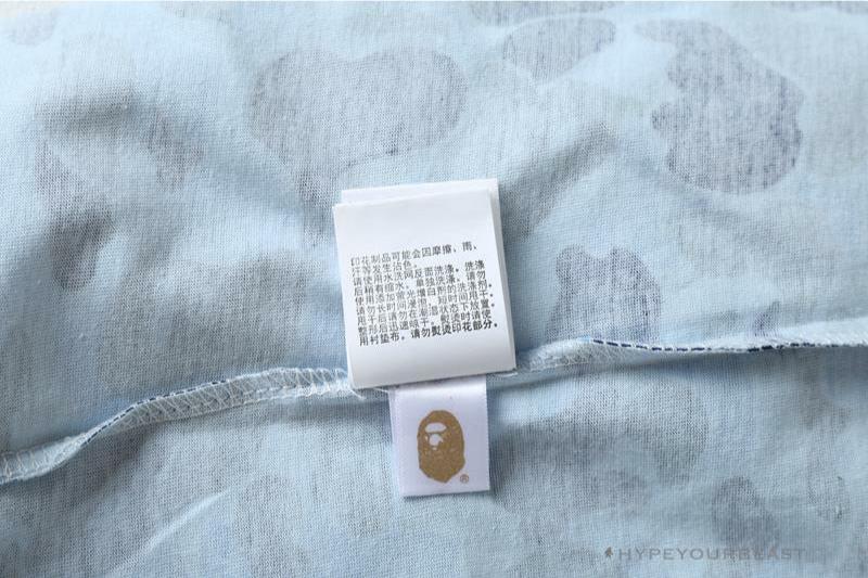 BAPE Ape Head Star Camouflage Shading Tee Shirt 'BLUE'