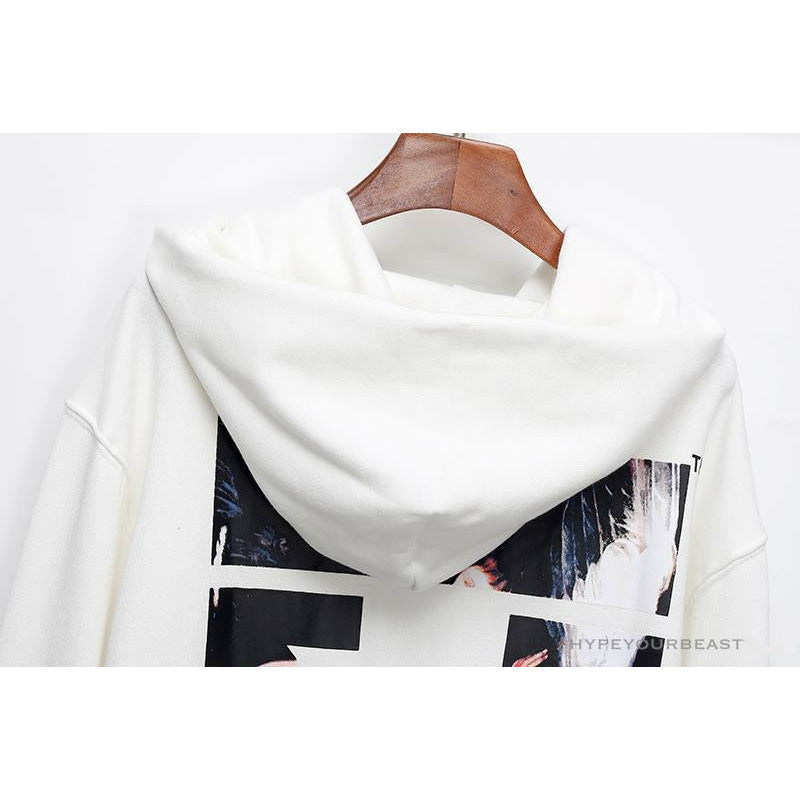 OFF-WHITE Angel Jesus Religious Print Hoodie 'WHITE'