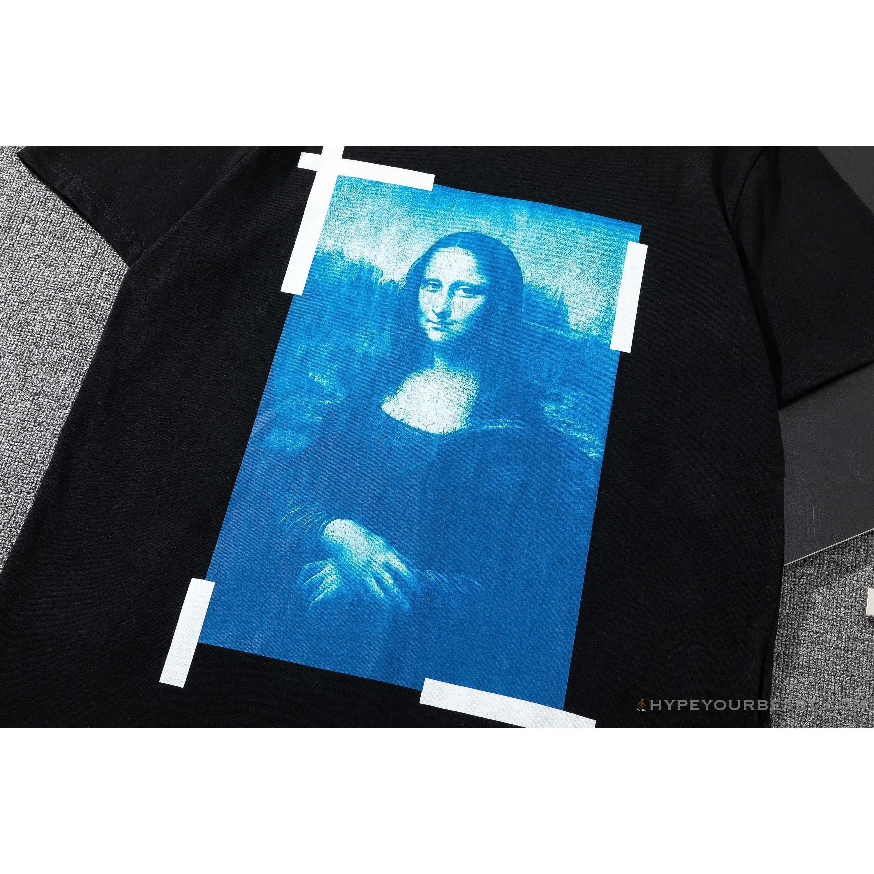 OFF-WHITE Classic Mona Lisa Print Tee Shirt 'BLACK'