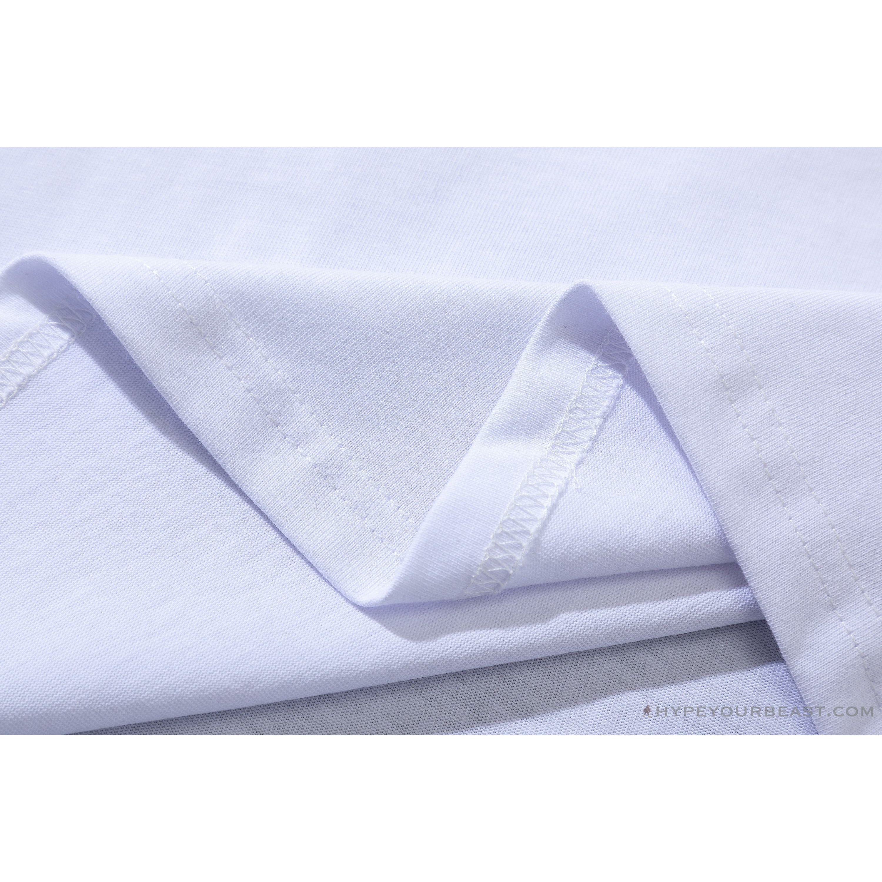 OFF-WHITE Classic Cross Yellow Arrow Tape Tee Shirt 'WHITE'