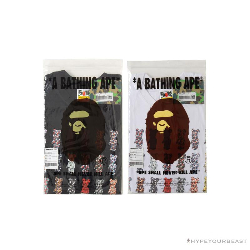 BAPE Violent Bear Collaboration 28th Anniversary Camouflage Tee Shirt 'WHITE'