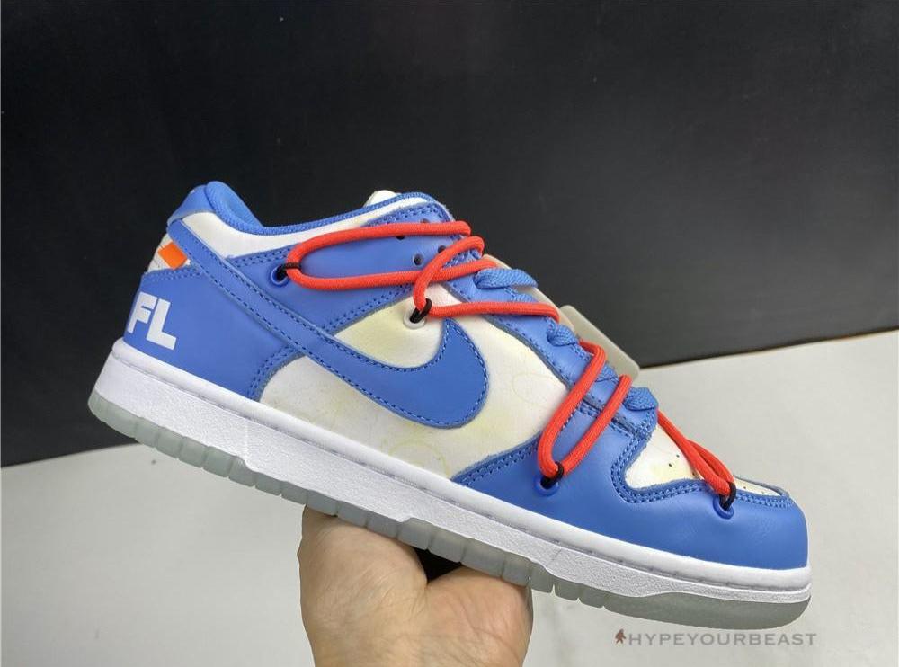 Futura X Off-White X Nike Dunk Low Blue