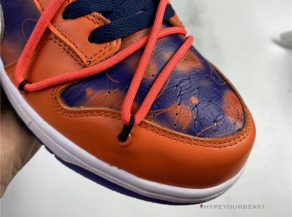 Futura X Off-White X Nike Dunk Low Orange