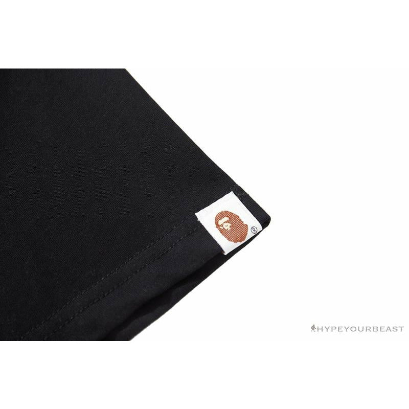 BAPE Little Ape Head Tom and Jerry Chase Tee Shirt 'BLACK'