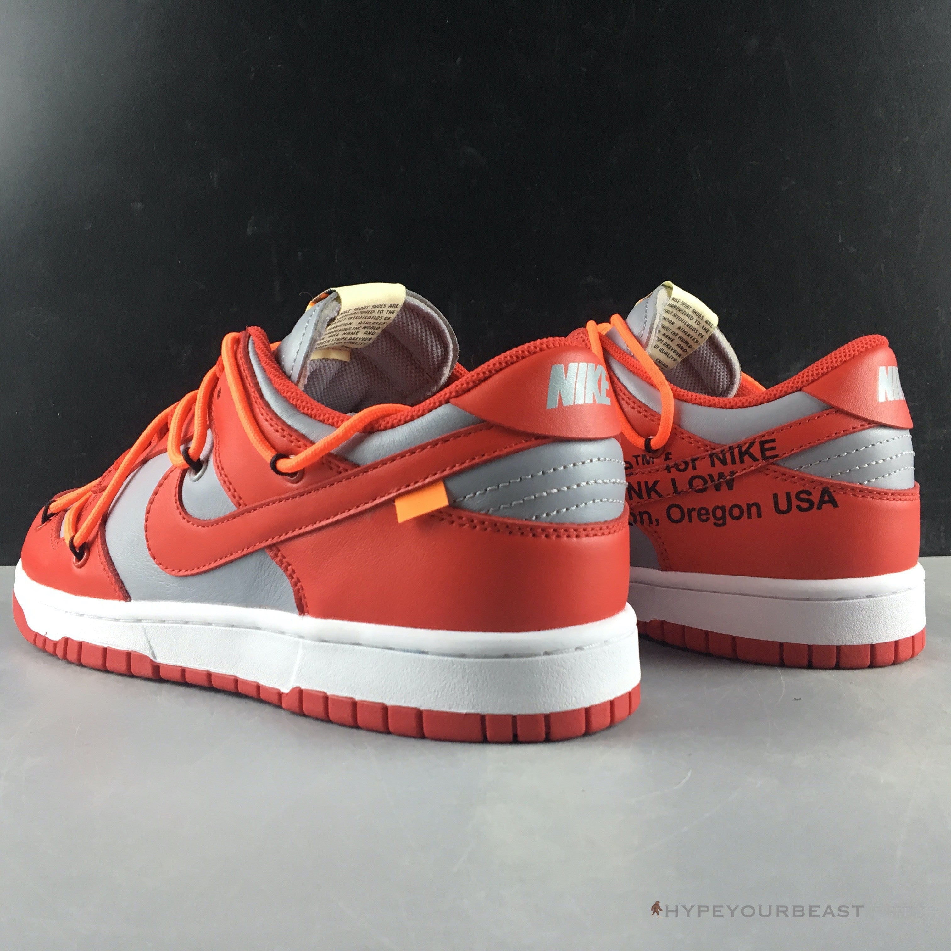 Nike Off-White X Dunk Low 'University Red'