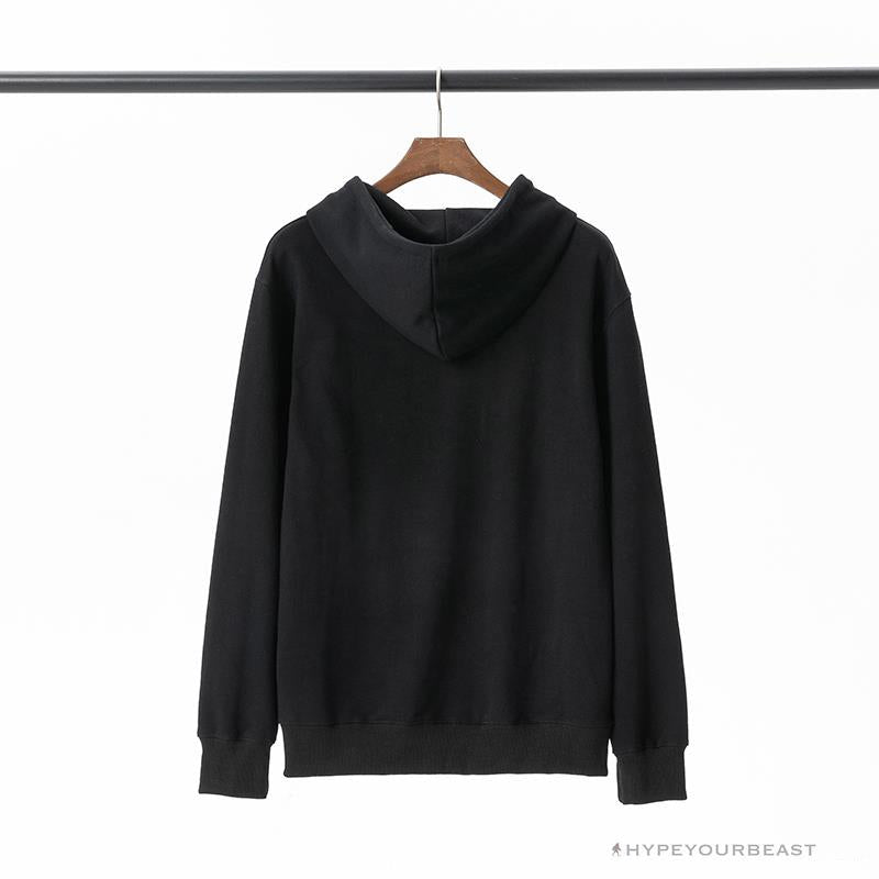 BAPE Classic Ape Head Embroidered Standard Cotton Terry Hoodie 'BLACK'