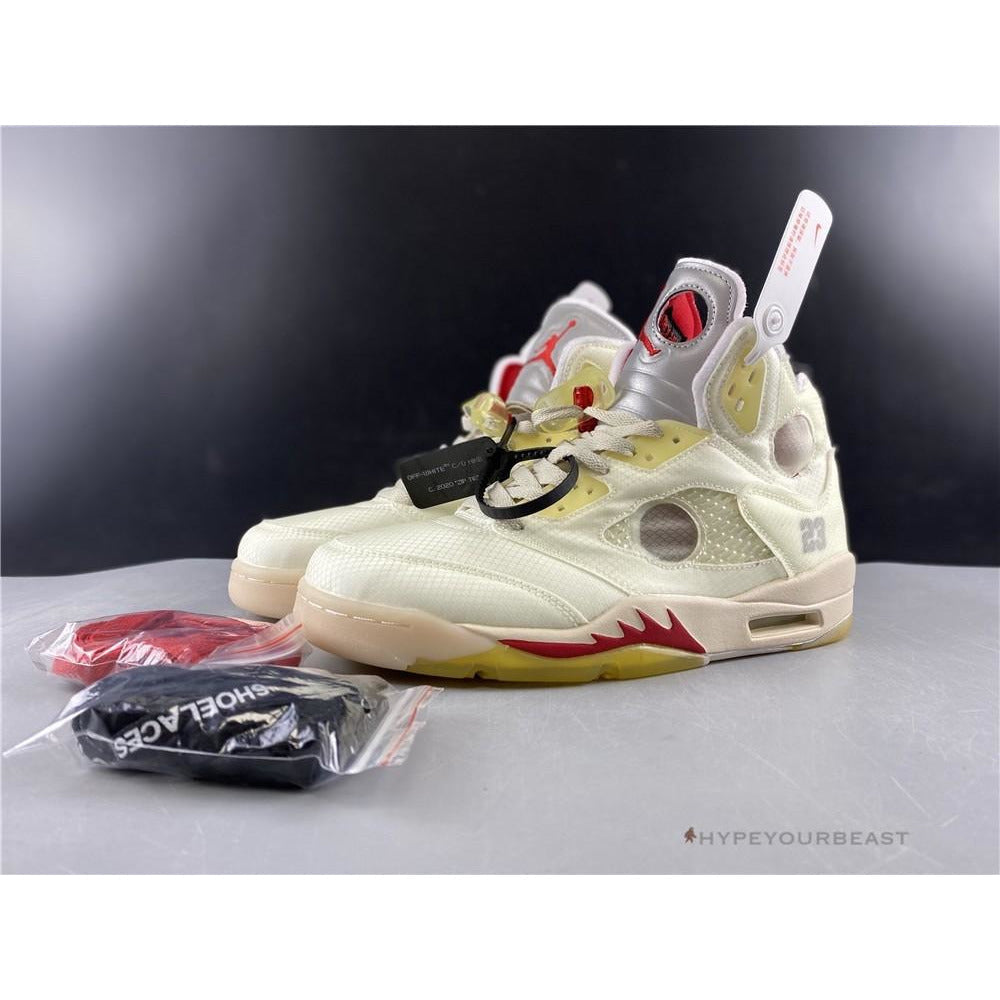 Off White X Air Jordan 5 White