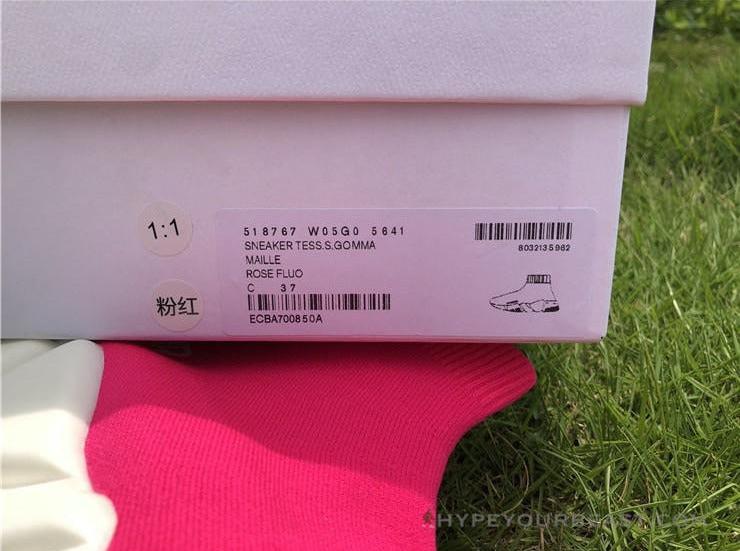 BCG Sock Sneakers Pink