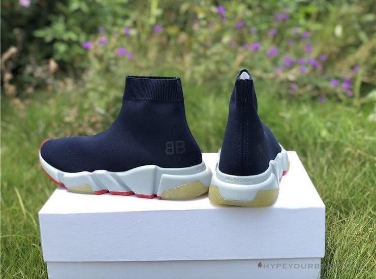 BCG Sock Sneakers Blue Marine