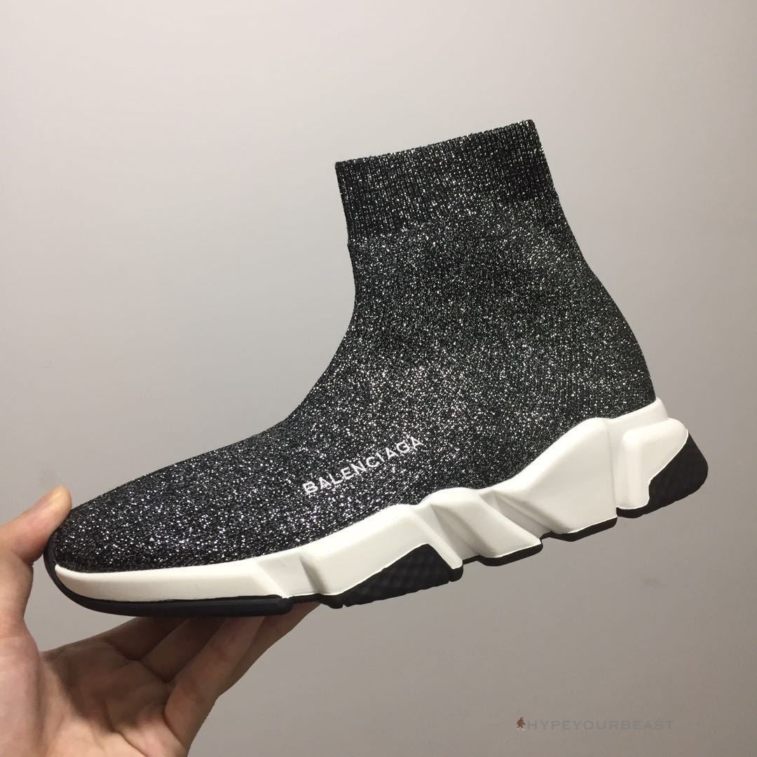 BCG Sock Sneakers Grey White Black