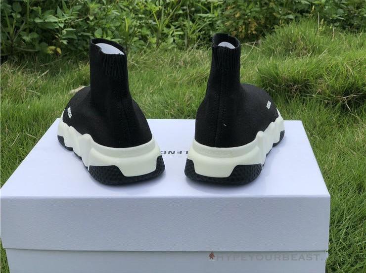 BCG Sock Sneakers Black White 2018