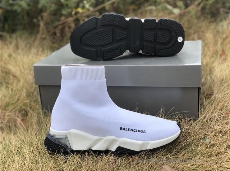 BCG Sock Trainers White / White