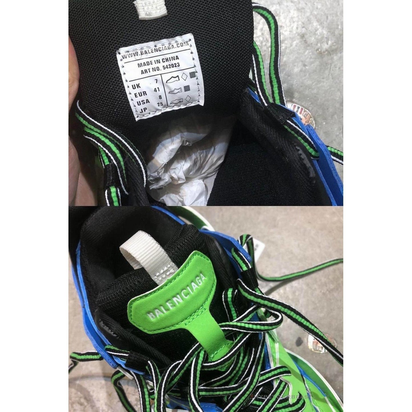 BCG Track Sneakers 3.0 Blue/Green