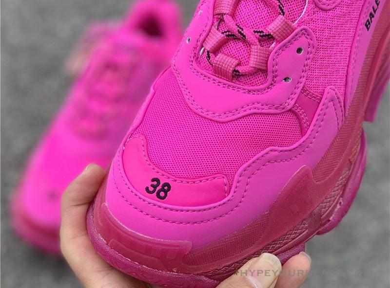 BCG Triple S Sneakers Pink