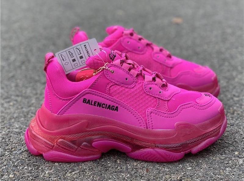 BCG Triple S Sneakers Pink