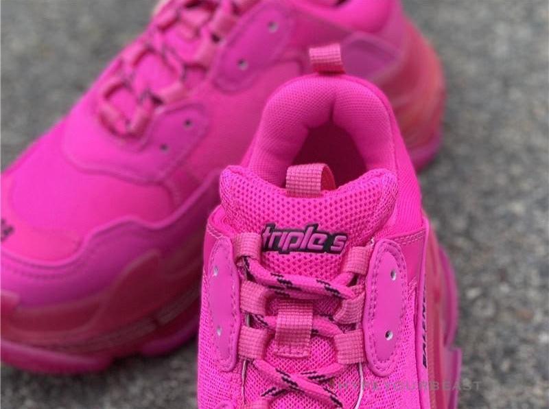 BCG Triple S Sneakers Pink