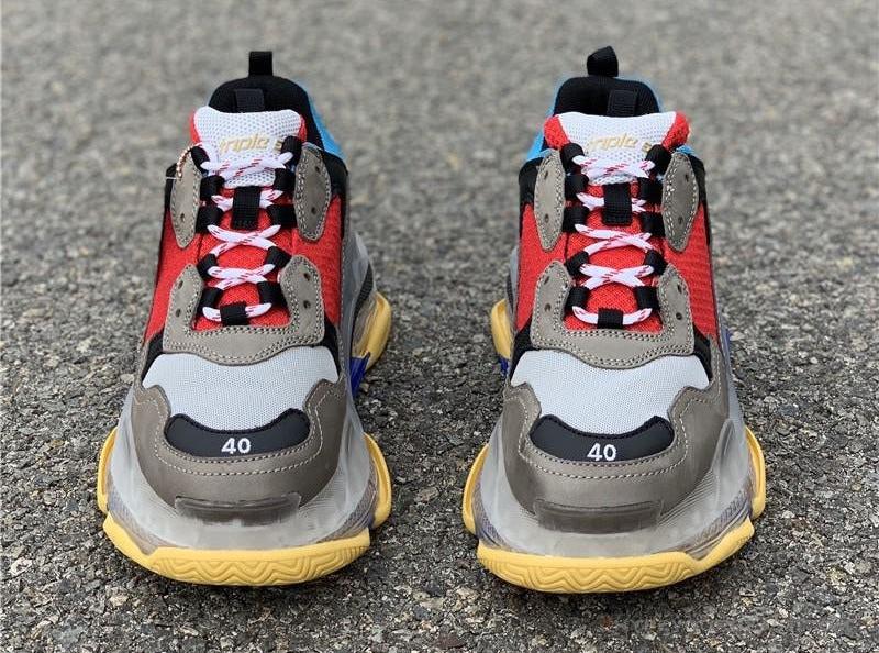 BCG Triple S 'Multi-Color' Blue Red