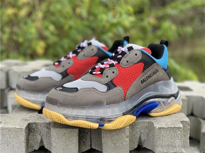 BCG Triple S 'Multi-Color' Blue Red