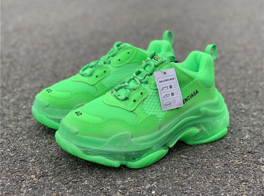 BCG Triple S Neon Green