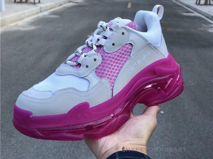 BCG Triple S White / Pink