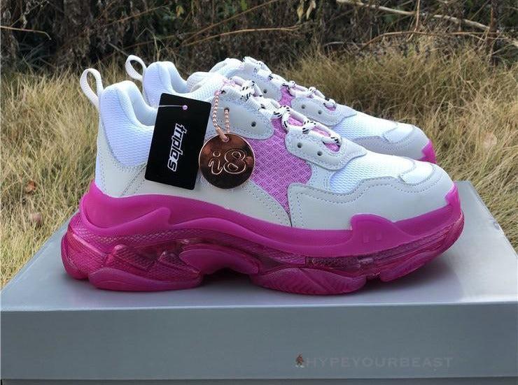 BCG Triple S White / Pink
