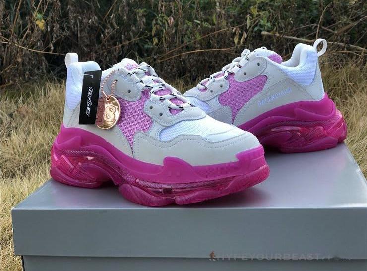 BCG Triple S White / Pink