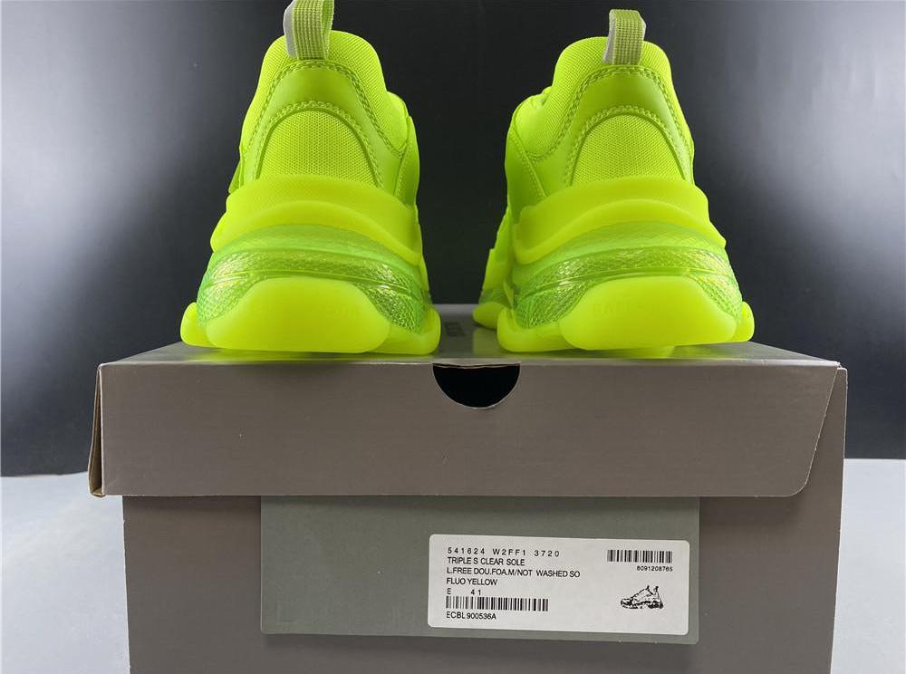 BCG Triple S Neon Yellow