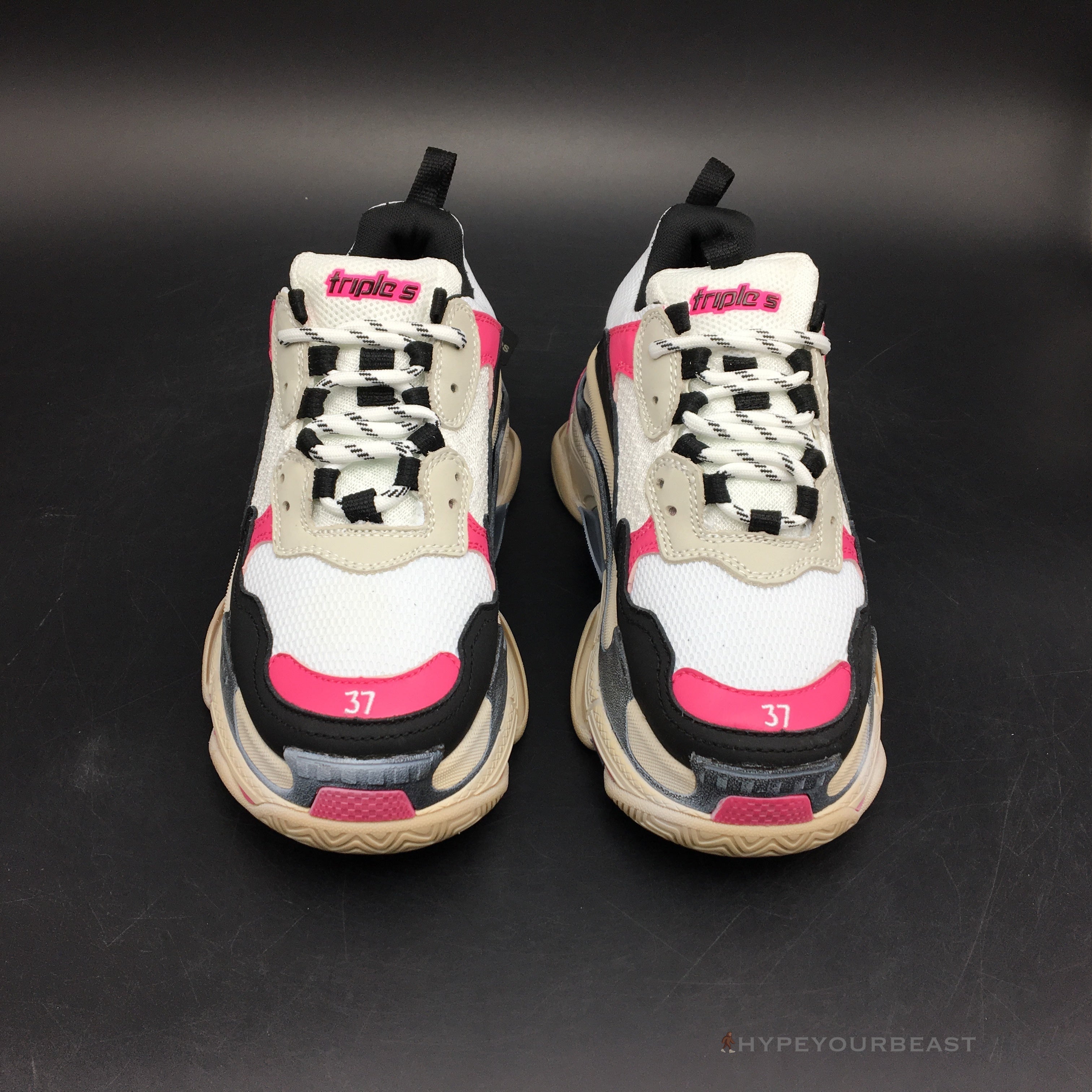 BCG Triple S Pink / Black