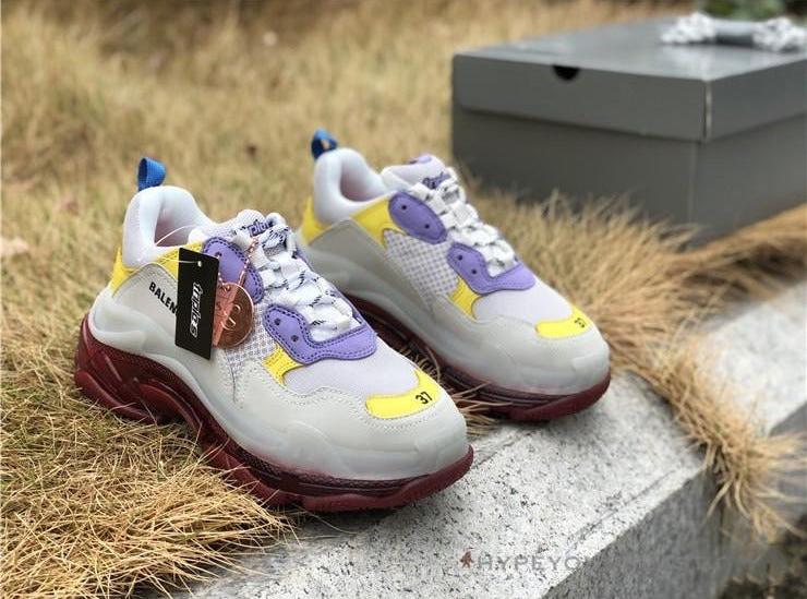 BCG Triple S Purple Yellow