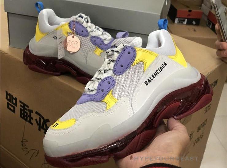 BCG Triple S Purple Yellow