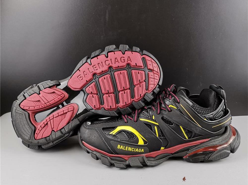 BCG Track Sneakers Black Bordeaux