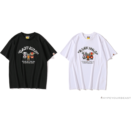 BAPE Baby Milo Year of the Ox Tee Shirt 'BLACK'