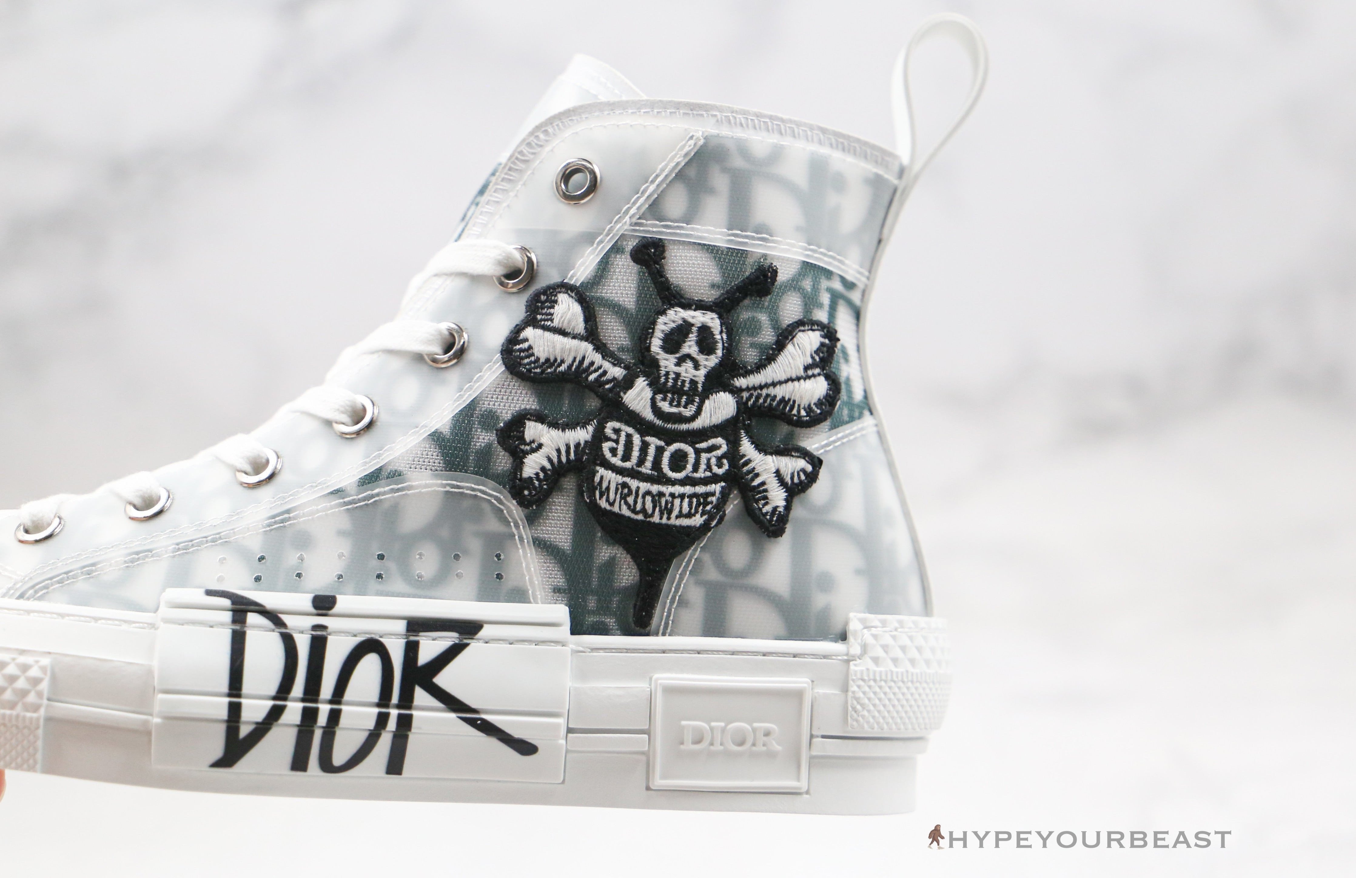 Dior B23 High Top Shawn Bee Embroidery Patch